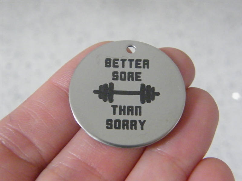 1 Better sore than sorry stainless steel pendant JS2-12