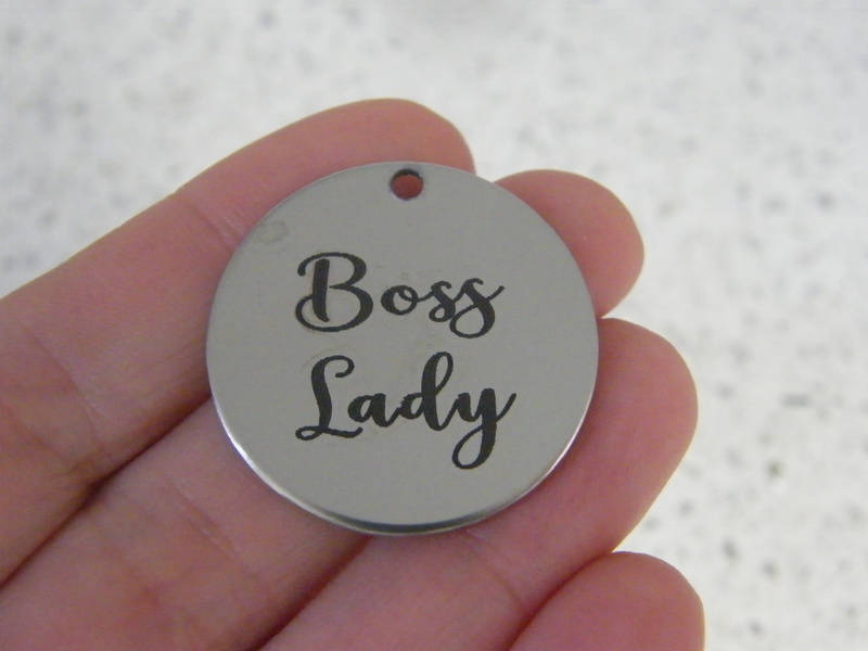 1 Boss lady stainless steel pendant JS4-5