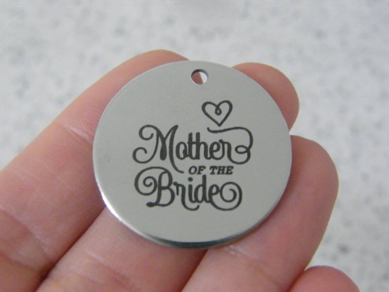 1 Mother of the bride stainless steel pendant JS5-10