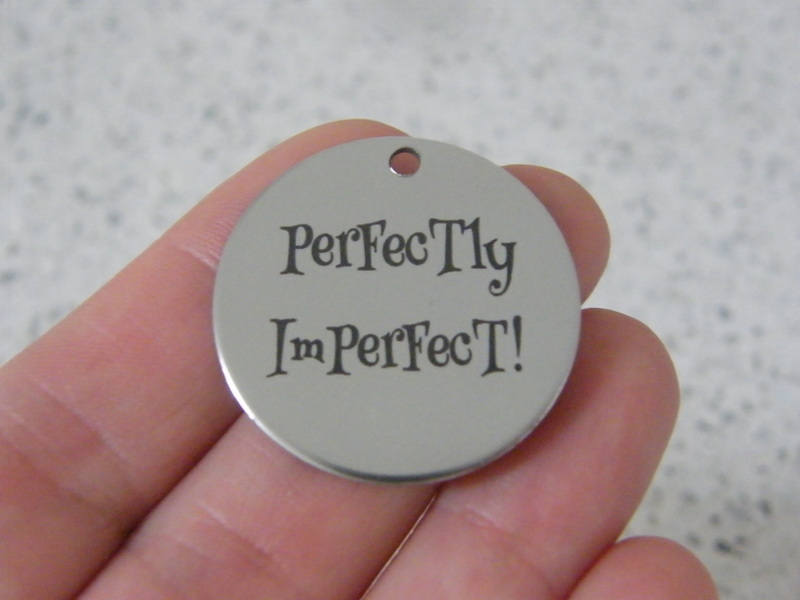 1 Perfectly imperfect ! stainless steel pendant JS3-41