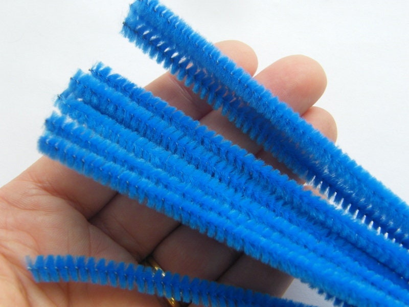 100 Blue pipe cleaners