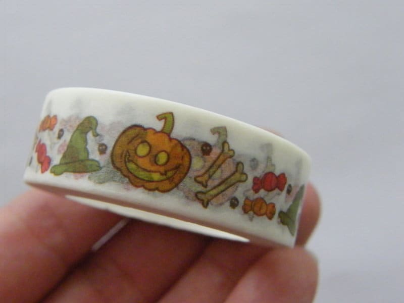 1 Roll Halloween pumpkin washi tape ST
