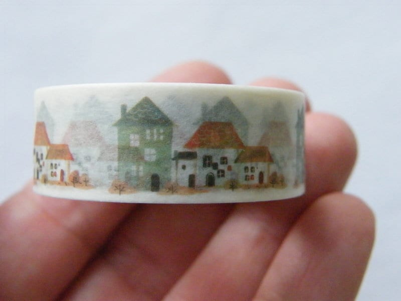 1 Roll houses washi tape ST