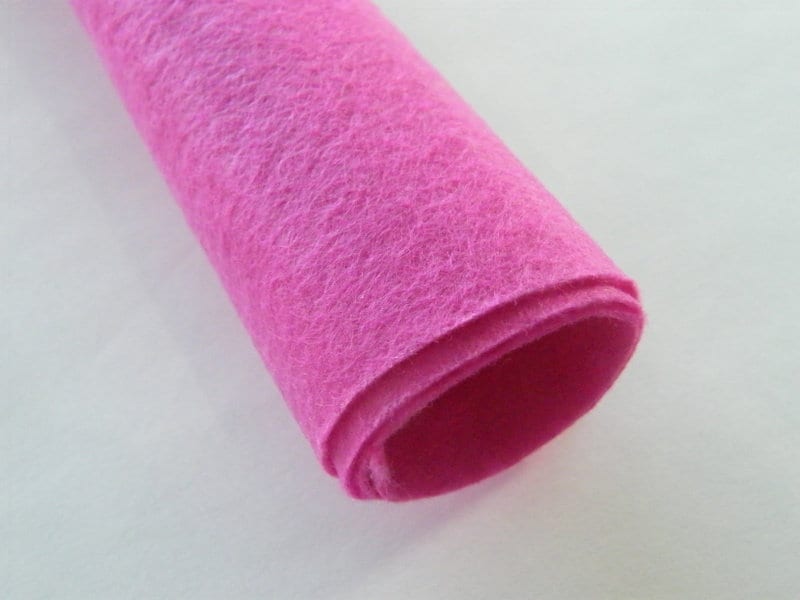 10 Dark pink sheets square felt 30 x 30cm