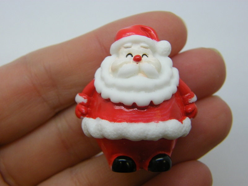 1 Father Christmas Santa embellishment miniature CT260 - SALE 50% OFF