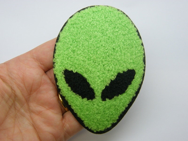 4 Alien patches material fabric P117