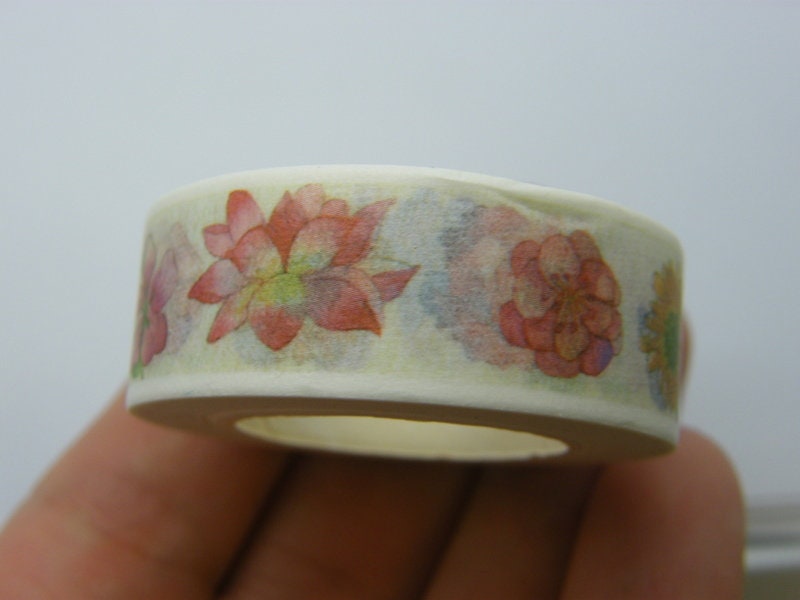 1 Roll flowers washi tape ST