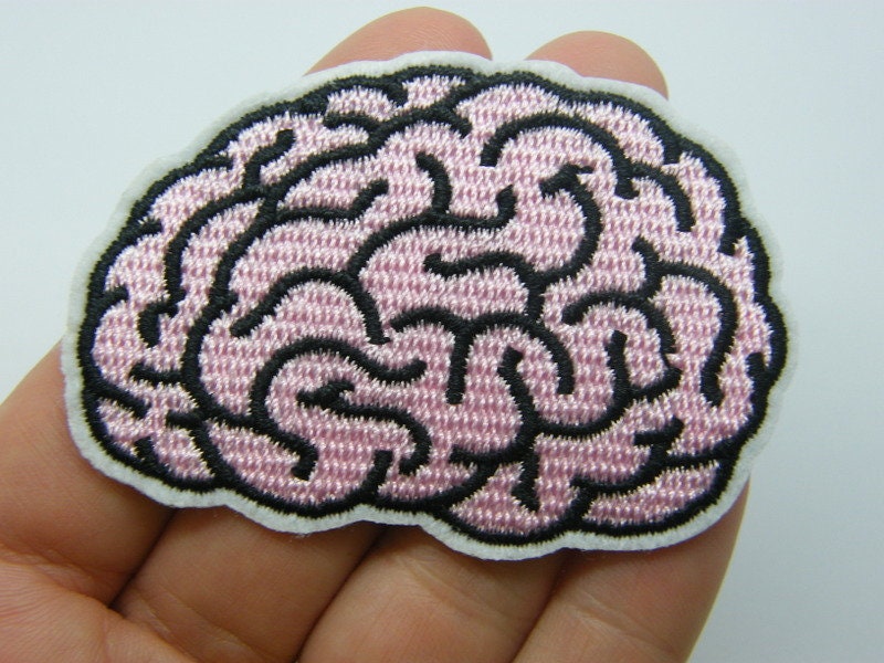 2 Brain patches material fabric MD1