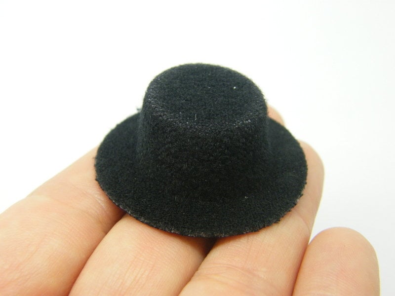 4 Black hat embellishment miniature material CA