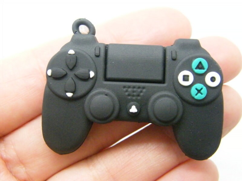 2 Game control pendants black PVC plastic P