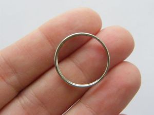 30 Split rings 20mm 304 stainless steel FS390