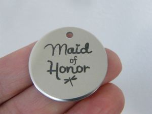 1 Maid of honor stainless steel pendant JS1-41