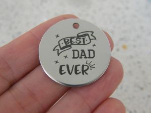 1 Best dad ever ever stainless steel pendant JS1-15