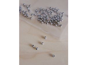 1000 Spacer beads 3mm silver tone FS395