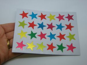 240 Star stickers multi colour ST