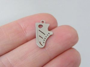 2 Running shoe charms stainless steel SP12