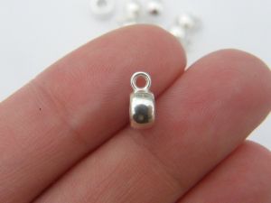 14 Bails 9 x 4mm silver plated FS363