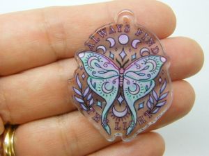 2 Always find the light butterfly pendants acrylic A461