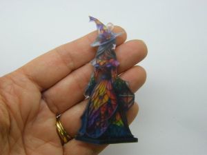 1 Witch pendant acrylic HC
