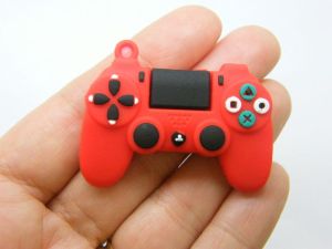 2 Game control pendants red PVC plastic P