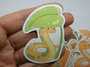50 Snake stickers random mixed 35