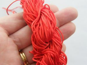12 Meter red 2mm thick nylon cord FS167 - SALE 50% OFF